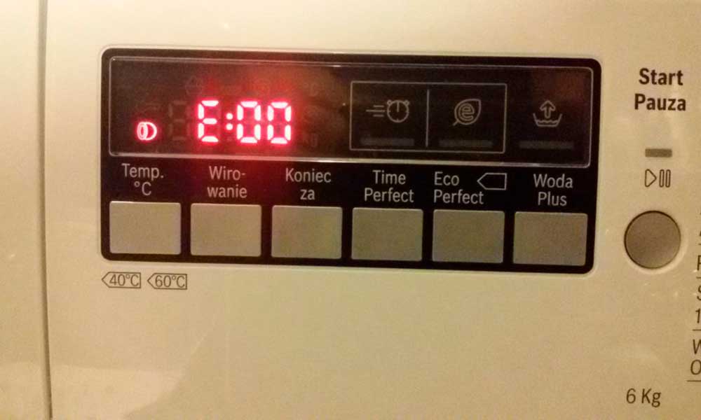 Коды ошибок стиральных машин Haier